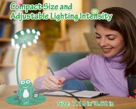 DIY Night Light Soldering Practice Kit with Brightness Adjustable Power Switch, Frog Lamp Soldering Projects for Christmas Present STEM Education Desktop Decoration