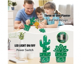 DIY Potted Plant Soldering Kit, SMD Soldering Practice Kits DIY Planter Projects Desktop Decoration for STEM Education Electronics Learning
