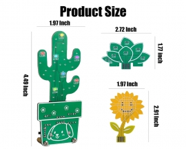 DIY Potted Plant Soldering Kit, SMD Soldering Practice Kits DIY Planter Projects Desktop Decoration for STEM Education Electronics Learning