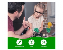 DIY Potted Plant Soldering Kit, SMD Soldering Practice Kits DIY Planter Projects Desktop Decoration for STEM Education Electronics Learning