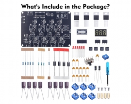 Soldering Practice Kit, LM2596 Universal 1.5V/3.3V/5V/12V Adjustable Voltage Output Power Supply DIY Kits for Electronic Soldering Practice Experiments and Testing