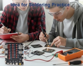 DIY USB Cable Tester Soldering Project Kit,  9-in-1 Universal Electronics USB Cable Checker Ideal for School Home Lab Experiments Gift