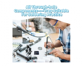 DIY 4-Digit Watch Kit, 10S Automatic Sleep Mode Watch Soldering Practice Kit, Electronic Learning Kit Soldering Project for School College STEM Education