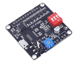 DC 5V 5W Mono Voice Playback Module, 9-Channel Music Power Digital Amplifier 32Mbit Flash MP3 WAV UART Controller for Arduino