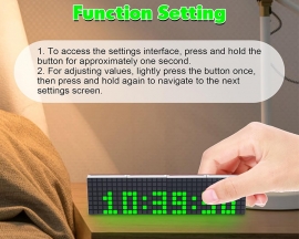 Soldering Practice Kits, LED Music Spectrum DIY Kit, DC 5V Green LED Dot Matrix Electronic Clock Soldering Project