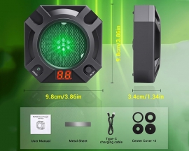 Dry Fire Training System, Laser Shooting Target Compatible with 9mm/380ACP/40S&W/45ACP and More Types of Training Cartridges, LED Counting Feedback