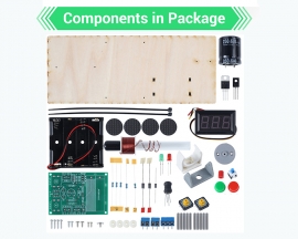 Electromagnetic Transmitter DIY Kits, Mini Shooting Game Electronic Soldering Practice Kit for School Science Education Project