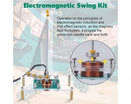 Electronic Swing Kit, DIY Electromagnetic Swinging Device Electronic Soldering Practice Kits STEM Kits for School Home Education