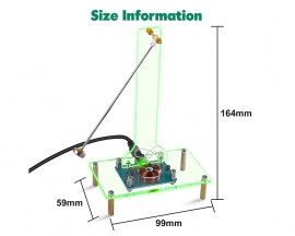 Electronic Swing Kit, DIY Electromagnetic Swinging Device Electronic Soldering Practice Kits STEM Kits for School Home Education