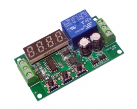 DC 12V Pulse Counter High Level Trigger Relay Module 0-10KHz Frequency Counter for Motor Speed Hall Sensor