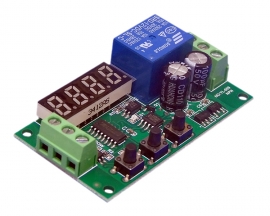 DC 12V Pulse Counter High Level Trigger Relay Module 0-10KHz Frequency Counter for Motor Speed Hall Sensor