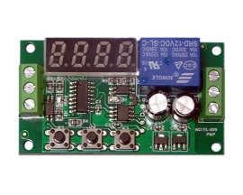 DC 12V Pulse Counter High Level Trigger Relay Module 0-10KHz Frequency Counter for Motor Speed Hall Sensor