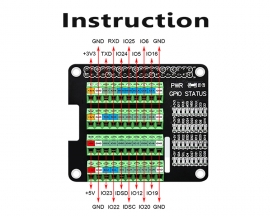 GPIO Shield for RPI 3B/3B+/4B/ZERO Terminal Interface Module