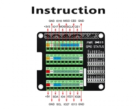 GPIO Shield for RPI 3B/3B+/4B/ZERO Terminal Interface Module