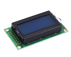DC 3.3V LCD0802 LCD Display Module White Character Blue Background Dot Matrix 08x02 Screen SPLC780C Driver
