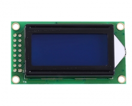 DC 3.3V LCD0802 LCD Display Module White Character Blue Background Dot Matrix 08x02 Screen SPLC780C Driver