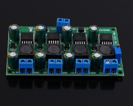 DC-DC Step Down Power Supply Module Buck Voltage Converter 4Bit 3.3V 5V 12V Adjustable Output