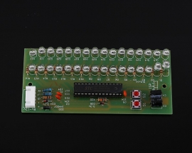 DC 5V 12V Blue LED Voice Sensor Audio Spectrum Display Module Two-channel Input