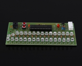 DC 5V 12V Blue LED Voice Sensor Audio Spectrum Display Module Two-channel Input