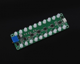 DC 5V 12V RGB LED Sound Control Sensor Audio Spectrum Display Module Volume LED Level Indicator