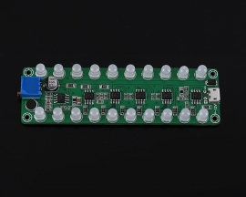 DC 5V 12V RGB LED Sound Control Sensor Audio Spectrum Display Module Volume LED Level Indicator