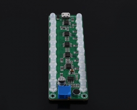 DC 5V 12V RGB LED Sound Control Sensor Audio Spectrum Display Module Volume LED Level Indicator