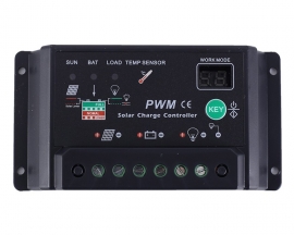 SCL-10A AMP PWM PV Solar Charge Controller 12V 24V Solar Panel Battery RV Boat PWM Charging Controller