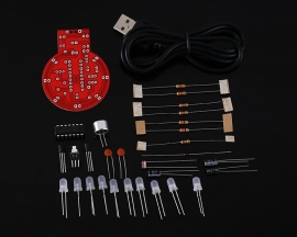 DIY Kit Sound Light Controller LED Delay Light Voice Controlled Melody Light Audio Indicator