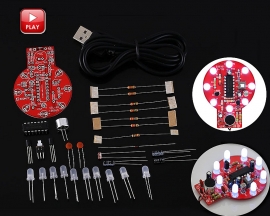 DIY Kit Sound Light Controller LED Delay Light Voice Controlled Melody Light Audio Indicator