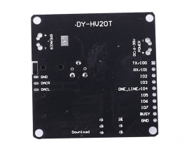 DC 12V 24V Voice Playback Module DY-HV20T High Power Digital Amplifier Module TF Card Socket Mono 20W 8ohm MP3 WAV UART Controller for Arduino