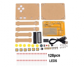 DIY Kit Game Toy Machine Red LED Display Module Creative Electronics Experiment Kit for Snake/Plane/Racing/Fruit Slot