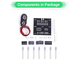 DIY Kit Electronic Dice Touch Control LED Lamp Circuit Experiment SMD Electronic Soldering Practice Kits