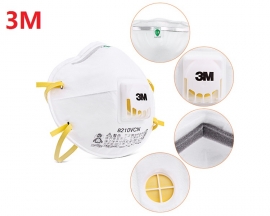 3M 8210VCN N95 Face Mask Anti Head-mounted Flu Virus Safety Protection Mask with Valve