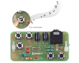 DIY Kit FM Stereo Radio Module Adjustable 76-108MHz Wireless Receiver DC 3V