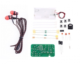 DIY Kit FM Stereo Radio Module with Headset Adjustable 76-108MHz Wireless Receiver DC 3V