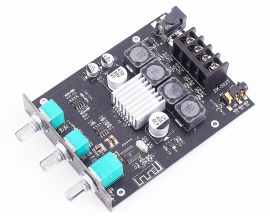 TPA3116D2 Wireless Bluetooth-compatible Audio Stereo Module 50W+50W BLE5.0 AUX Treble/Bass Adjustable Digital Amplifier Module