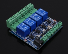 RS485 Modbus-RTU 12V 4Bit Relay Module 4-Channel Switch Controller for Arduino