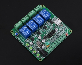 DC 12V 2.4G IoT Wireless Transceiver 4Bit WIFI Intelligent Controller Switch 10A Relay Module 4-Channel APP Control