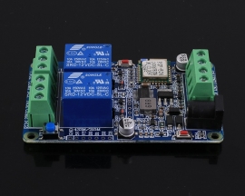 DC 12V 2.4G IoT Wireless Transceiver 2Bit WIFI Intelligent Controller Switch 10A Relay Module 2-Channel APP Control