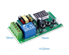 AC 110V 220V Button Control Switch High Level Signal Trigger Countdown Timer Relay Switch Module LED Display