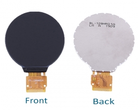 DC 3.3V 1.28inch IPS LCD Display Screen Round RGB 0.7mm 12Pin 240*240 GC9A01 Driver SPI Interface 240x240 Resolution