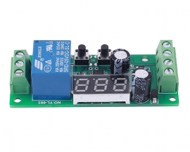Battery Voltage Detector Voltage Switch Relay Controller Module DC 0.00V-55.0V Voltage Monitor LED Display Adjustable Work Mode