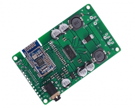 DC 12V 24V BK3266 Bluetooth-compatible Mono Amplifier Board 20W/30W MIC/AUX Audio Input Support Change Name and Password Call