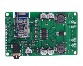 DC 12V 24V BK3266 Bluetooth-compatible Mono Amplifier Board 20W/30W MIC/AUX Audio Input Support Change Name and Password Call