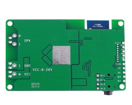 DC 12V 24V BK3266 Bluetooth-compatible Mono Amplifier Board 20W/30W MIC/AUX Audio Input Support Change Name and Password Call