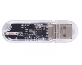 2.4GHz nRF24L01 Wireless Transceiver Module USB Transmitter Receiver 22dBm UART TTL Data Transmission Module w/ Antenna