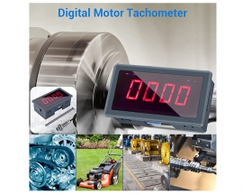 AC 110V 220V 4Bit Digital LED Tachometer RPM Speed Meter with Hall Proximity Switch Sensor