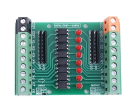 DC 12V-24V 8CH Optocoupler Isolation Module 8-Channel PNP NPN Low High Level Output Signal Converter