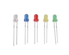 500pcs 3mm White Green Blue Red Yellow LED Kits Light Emitting Diode