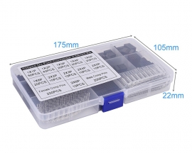 620pcs 13 Values XH2.54 Connector Case + Female Pin + Male Pin Kits TO-92 1Pin-6Pin 2Pin-6Pin*2 Component Kit